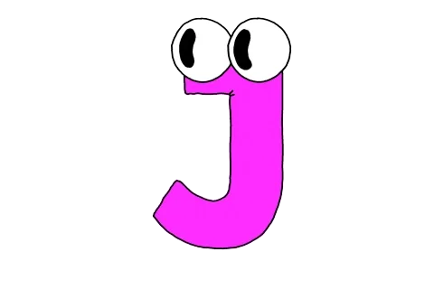 Letra J animada